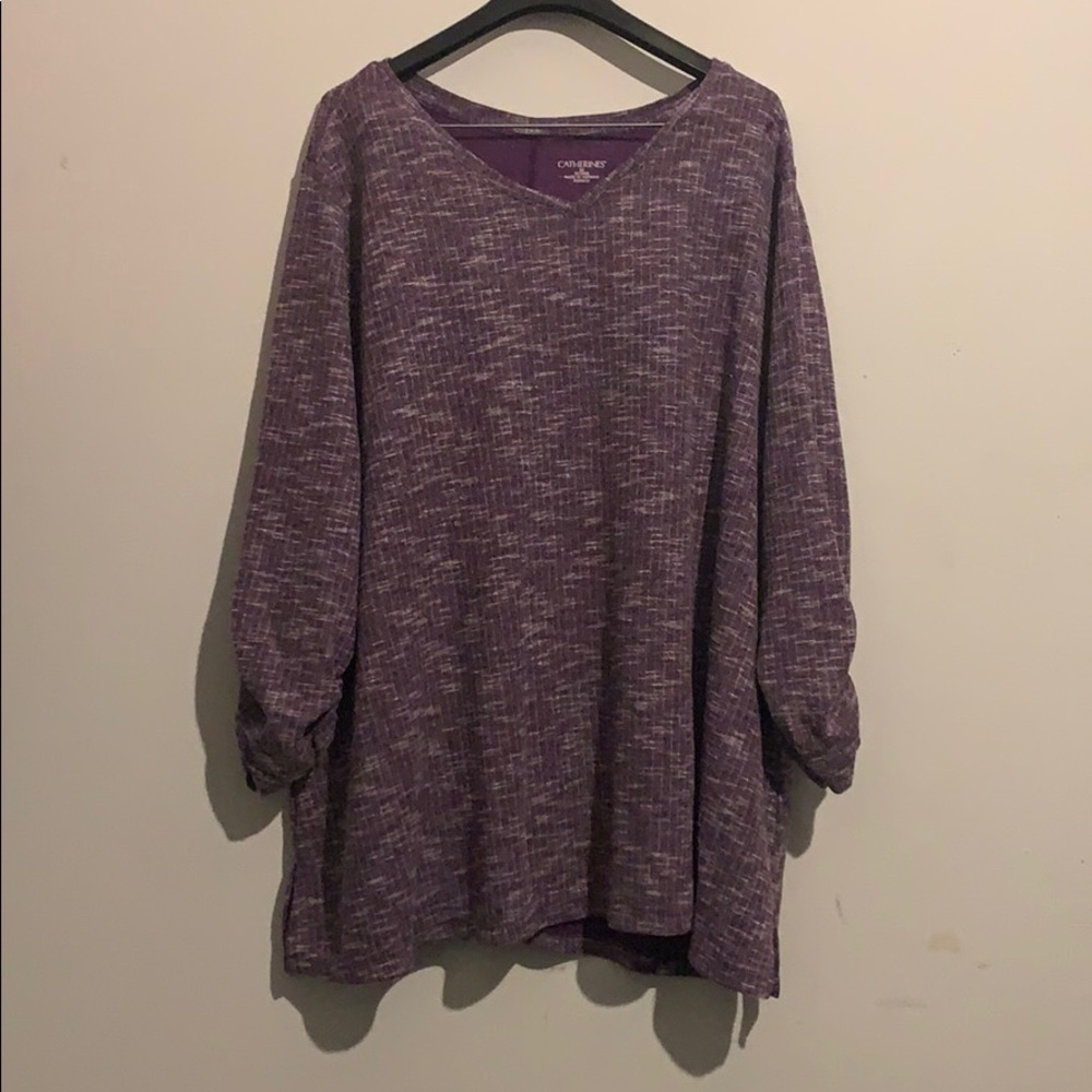 Catherine’s 2X purple long sleeve